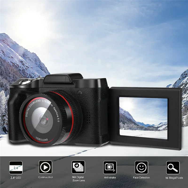 Digital Full HD 1080P 16MP Camera Professional Video Camcorder Vlogging Flip Selfie Camera Video Camera Camcorder Digital Camera
Digital Full HD 1080P 16MP Camera Professional Video Camcorder Vlogging Flip Selfie Camera Video Camera Camcorder Digital Camera