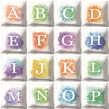 1Pcs English Letter A-Z Pattern Polyester Cushion Cover 45*45cm Pillowcase Throw Pillows for Home Bed Sofa Seat Decoration 40854
1Pcs English Letter A-Z Pattern Polyester Cushion Cover 45*45cm Pillowcase Throw Pillows for Home Bed Sofa Seat Decoration 40854