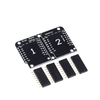 10sets Double Socket Dual Base Shield for WeMos D1 Mini NodeMCU ESP8266 Diy PCB D1 Expansion board
10sets Double Socket Dual Base Shield for WeMos D1 Mini NodeMCU ESP8266 Diy PCB D1 Expansion board