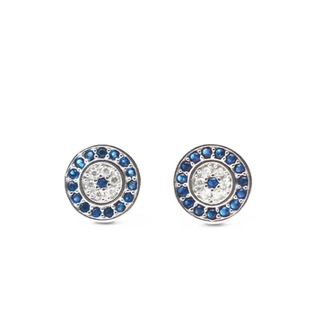 Keeper Personality 925 Sterling Silver Stud Earrings for Women Blue Devil Eyes Diamond Round Korean Girl Unusual Earrings Gift
Keeper Personality 925 Sterling Silver Stud Earrings for Women Blue Devil Eyes Diamond Round Korean Girl Unusual Earrings Gift