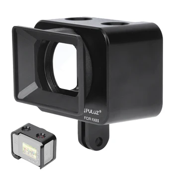 PULUZ Aluminium Alloy Camera Protection Cage with UV Filter Lens Hood Sports Cameras Accessory for Sony RX0 II Camera
PULUZ Aluminium Alloy Camera Protection Cage with UV Filter Lens Hood Sports Cameras Accessory for Sony RX0 II Camera