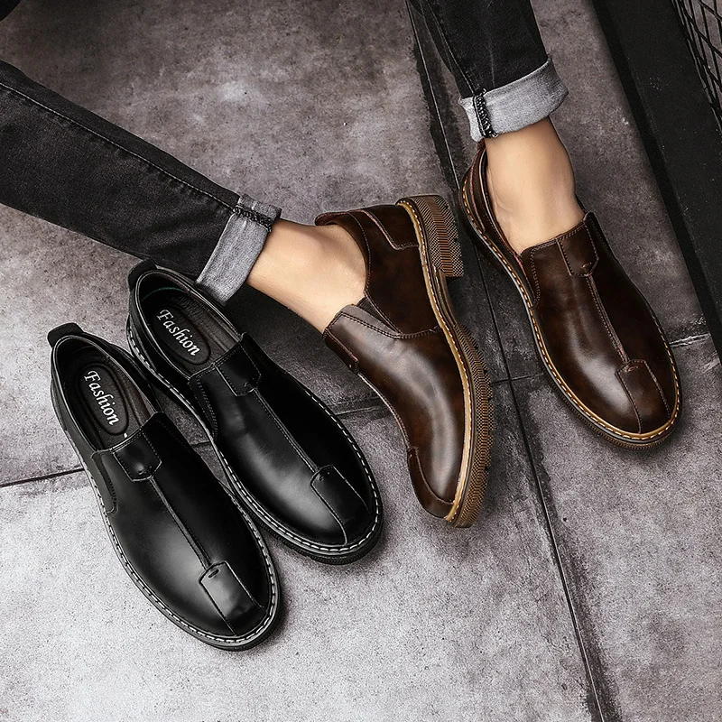 Casual shoes male Korean version of the British new leather wild small shoes one foot peas shoes fashion men's shoes autumn
Casual shoes male Korean version of the British new leather wild small shoes one foot peas shoes fashion men's shoes autumn