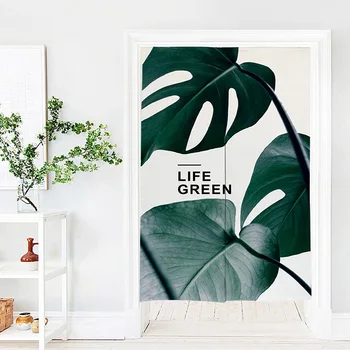 Nordic Green Plants Door Curtain Partition Curtain Cloth Curtain Decorative Curtain Feng Shui Curtain
Nordic Green Plants Door Curtain Partition Curtain Cloth Curtain Decorative Curtain Feng Shui Curtain