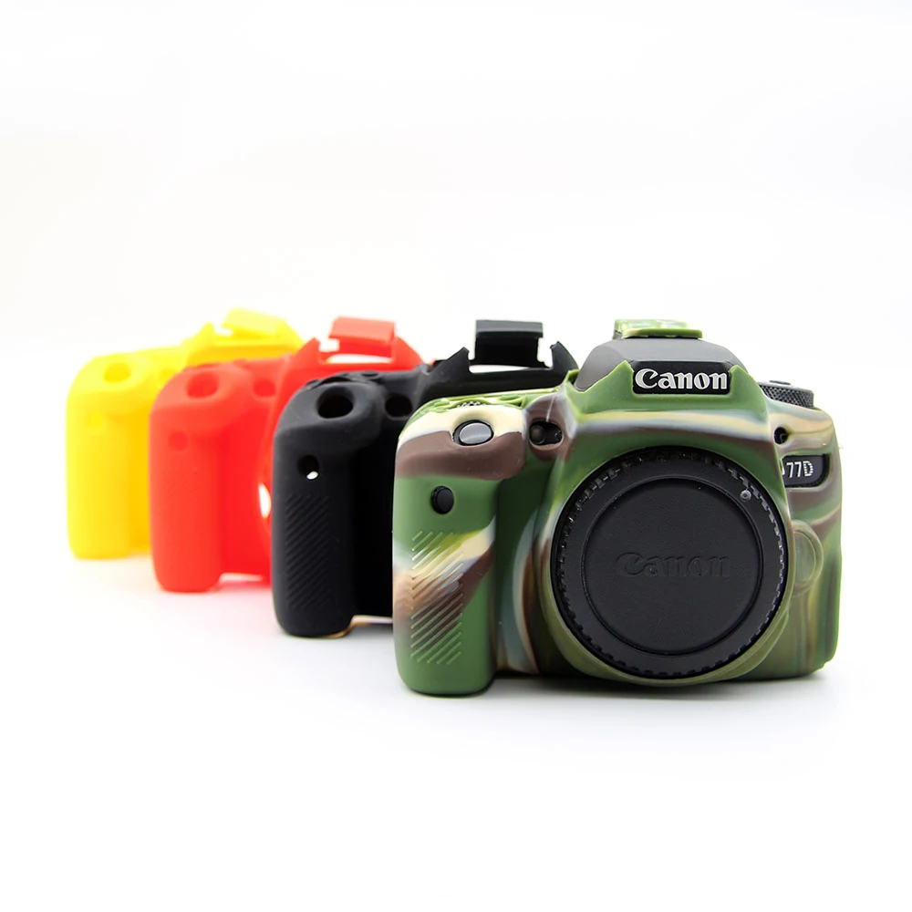 Soft Silicon Rubber Case Cover Frame Skin Protector for Canon EOS 77D DSLR Camera | Электроника