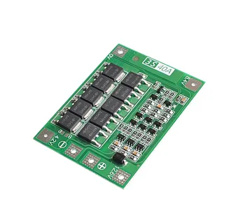 3S 40A Li-ion Lithium Battery Charger Protection Board PCB BMS For Drill Motor 11.1V 12.6V Lipo Cell Module
3S 40A Li-ion Lithium Battery Charger Protection Board PCB BMS For Drill Motor 11.1V 12.6V Lipo Cell Module