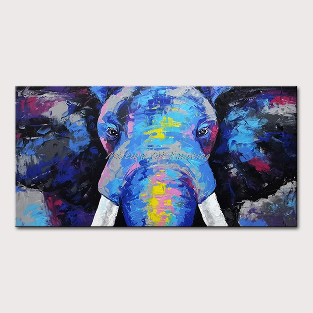 Mintura,Wall Picture for Living Room Oil Paintings on Canvas,Hand-Painted The Blue Elephant Office Decor,Home Decor Art No Frame
Mintura,Wall Picture for Living Room Oil Paintings on Canvas,Hand-Painted The Blue Elephant Office Decor,Home Decor Art No Frame