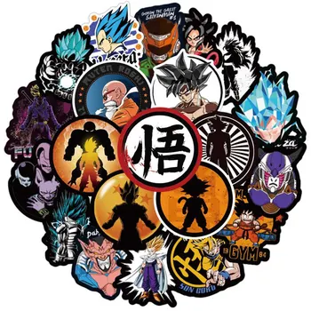 100Pcs Japanese Animation Dragon Ball Sticker Super Saiyan Goku For Skateboard Guitar DIY Home Decoration Luggage Laptop
100Pcs Japanese Animation Dragon Ball Sticker Super Saiyan Goku For Skateboard Guitar DIY Home Decoration Luggage Laptop