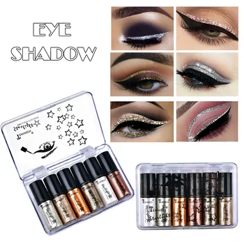 2019 6-color Liquid Eye Shadows Colorful Shiny Pearly Lustre Waterproof Eyeshadow Set
2019 6-color Liquid Eye Shadows Colorful Shiny Pearly Lustre Waterproof Eyeshadow Set