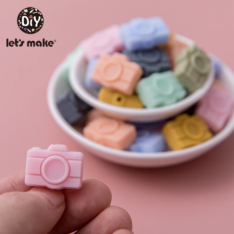 Let's Make 10PCS Baby Teething Toys Food Grade Silicone Cartoon Camera Silicone DIY Teether Necklace Accessorie Infant Chew Toy
Let's Make 10PCS Baby Teething Toys Food Grade Silicone Cartoon Camera Silicone DIY Teether Necklace Accessorie Infant Chew Toy
