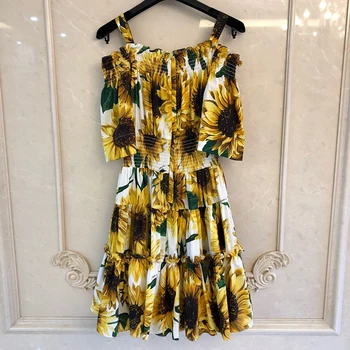 2020 Flower Dress Sleeveless Beach Style Vintage Dress Women Casual Floral 100% Cotton Midi Dress For Ladies
2020 Flower Dress Sleeveless Beach Style Vintage Dress Women Casual Floral 100% Cotton Midi Dress For Ladies