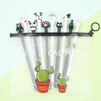 10pcs/set Korean Cartoon Animal Cat Flamingo Unicorn Gel Pen Cool Anime Black Fancy Creative Cactus School Office Stationery Kit
10pcs/set Korean Cartoon Animal Cat Flamingo Unicorn Gel Pen Cool Anime Black Fancy Creative Cactus School Office Stationery Kit