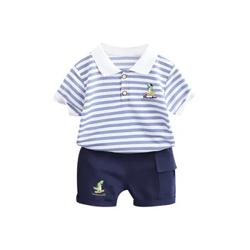 New Summer Baby Girl Clothes Children Boys Striped T Shirt Shorts 2Pcs/sets Toddler Cotton Casual Costume Infant Kids Tracksuits
New Summer Baby Girl Clothes Children Boys Striped T Shirt Shorts 2Pcs/sets Toddler Cotton Casual Costume Infant Kids Tracksuits