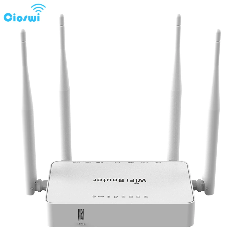 Cioswi 4 External brass antennas Home Wireless Router Support 3G/4G Modems openwrt Wireless Router Easy setup Wifi Hotspot
Cioswi 4 External brass antennas Home Wireless Router Support 3G/4G Modems openwrt Wireless Router Easy setup Wifi Hotspot