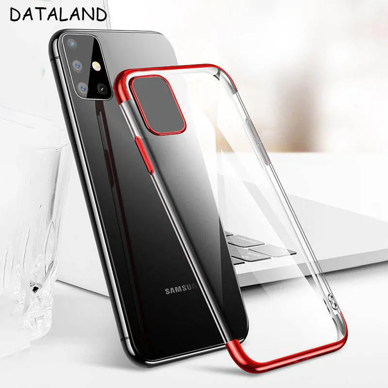 For Samsung S11 Case Transparent Plating TPU Soft Silicone Back Cover For Samsung S11 E Plus For Samsung A51 A71 M30S Phone Case
For Samsung S11 Case Transparent Plating TPU Soft Silicone Back Cover For Samsung S11 E Plus For Samsung A51 A71 M30S Phone Case