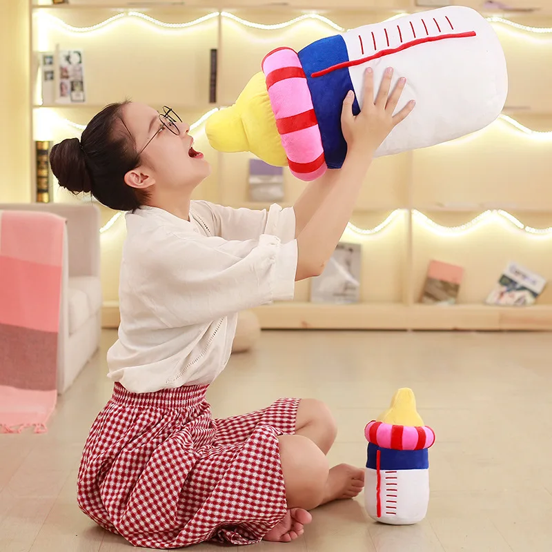 Children BABY'S Feeding Bottle Pacifier Plush Toys Pillow Milk Doll Pot Doll Back Cushion Headrest Sale
Children BABY'S Feeding Bottle Pacifier Plush Toys Pillow Milk Doll Pot Doll Back Cushion Headrest Sale