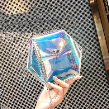2019 New wave Korean Version of the Female Radiation Jelly Bag Transparent Pvc Chain Messenger Bag Beach Bag
2019 New wave Korean Version of the Female Radiation Jelly Bag Transparent Pvc Chain Messenger Bag Beach Bag
