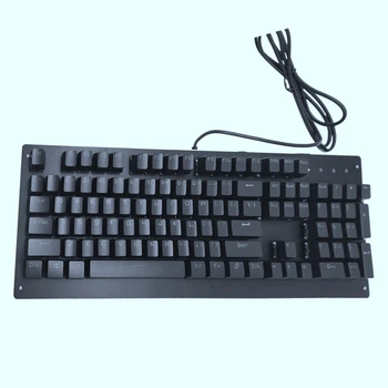 Mechanical Gaming Keyboard with RGB Backlight & Tactile Blue Switches, 104-Key Anti-Ghosting Wired Keyboard
Mechanical Gaming Keyboard with RGB Backlight & Tactile Blue Switches, 104-Key Anti-Ghosting Wired Keyboard