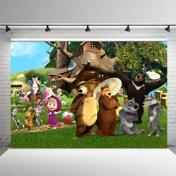Photography Backdrops Green Garden Trunk Tree House Cartoon Bear Forest Custom Photo Studio Background Backdrop Vinyl
Photography Backdrops Green Garden Trunk Tree House Cartoon Bear Forest Custom Photo Studio Background Backdrop Vinyl