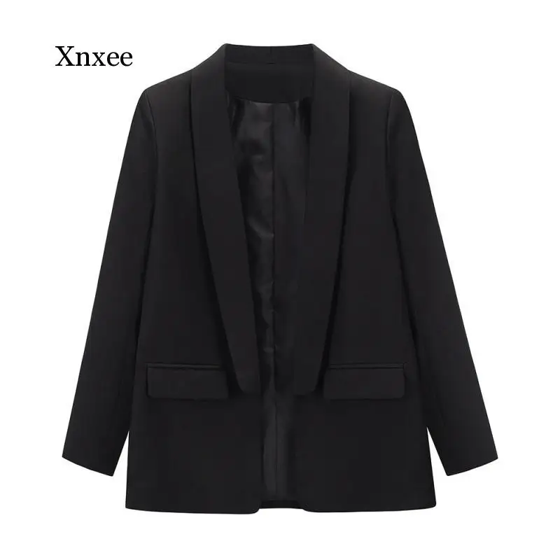 Женский Осенний Блейзер, модный базовый Блейзер, повседневный однотонный Блейзер на пуговицах с длинным рукавом, рабочая одежда, куртка для офиса для женщин, 2021
Женский Осенний Блейзер, модный базовый Блейзер, повседневный однотонный Блейзер на пуговицах с длинным рукавом, рабочая одежда, куртка для офиса для женщин, 2021