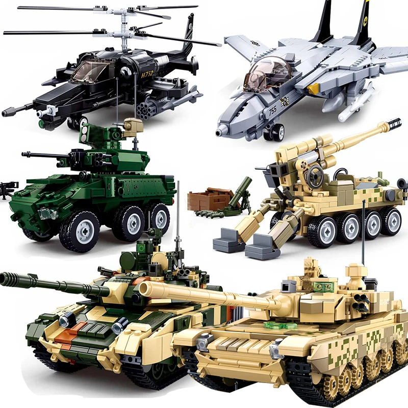 Panzer Tank Cannon Helicopters Plane Compatible Legoing WW2 Militarized Armored Car Army Vehicle Figures Set Building Blocks Toy
Panzer Tank Cannon Helicopters Plane Compatible Legoing WW2 Militarized Armored Car Army Vehicle Figures Set Building Blocks Toy
