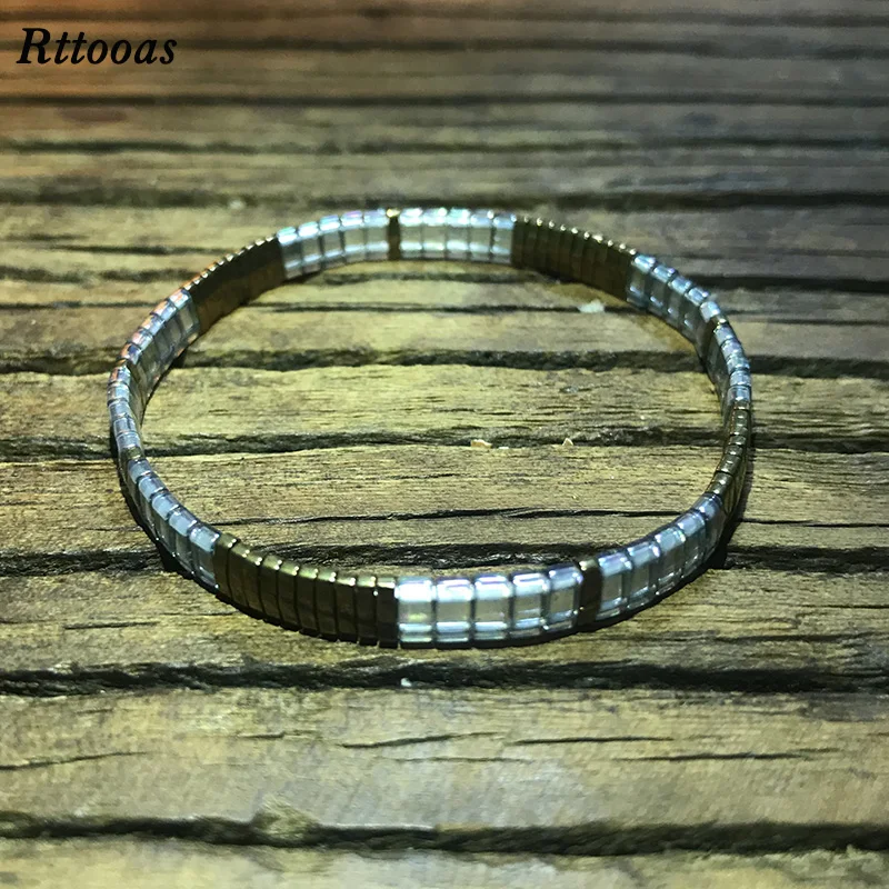Rttooas MIYUKI Tila Seed Bead Bracelet Bohemian Simple Handmade Summer Seaside Beach Bracelet for Women Men Colorful Jewelry
Rttooas MIYUKI Tila Seed Bead Bracelet Bohemian Simple Handmade Summer Seaside Beach Bracelet for Women Men Colorful Jewelry