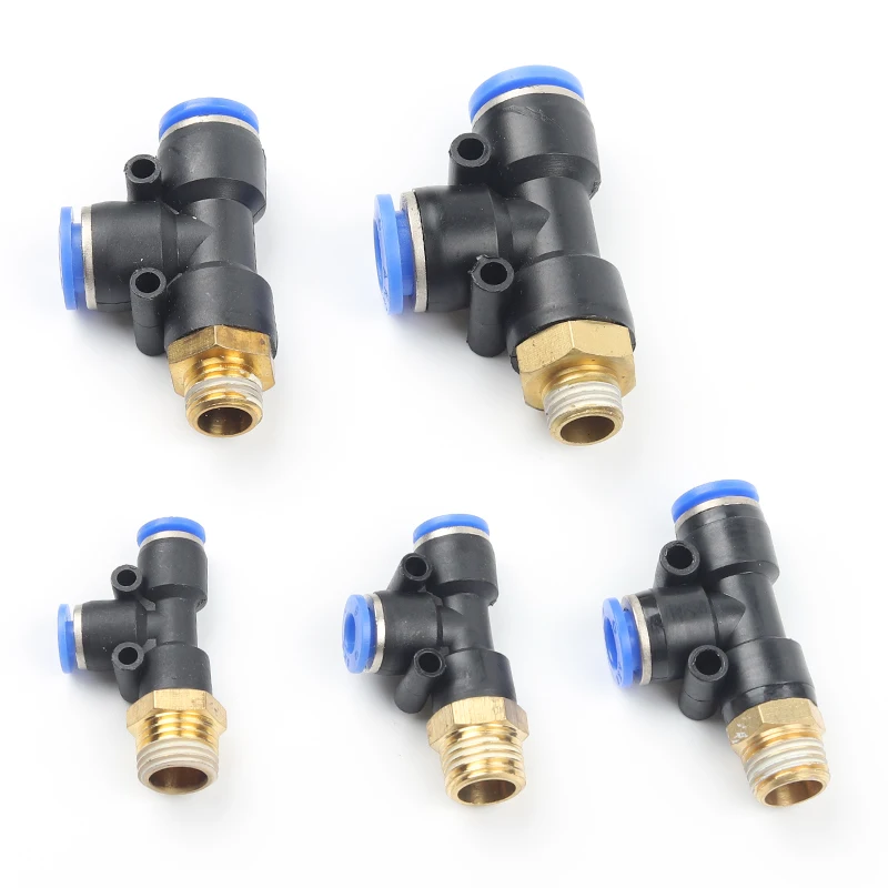 PD Air Pneumatic Fitting Male Thread 4mm-12mm Hose OD 1/8" 1/4" 3/8" 1/2" Pneumatic Tube Elbow Connector Tube Push In Fitting
PD Air Pneumatic Fitting Male Thread 4mm-12mm Hose OD 1/8" 1/4" 3/8" 1/2" Pneumatic Tube Elbow Connector Tube Push In Fitting