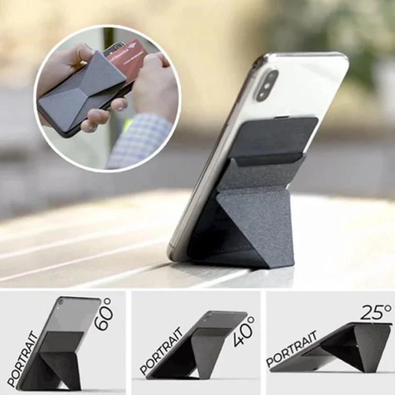 Invisible Foldaway Phone Stand Micro Wallet Paper-thin Magnetic Wallet Multi-function Adjustable Phone Case Card Holder
Invisible Foldaway Phone Stand Micro Wallet Paper-thin Magnetic Wallet Multi-function Adjustable Phone Case Card Holder