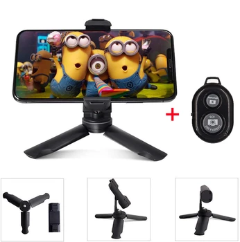 Duszake Mini Tripod With Bluetooth Remote Shutter For IPhone Huawei Mini Phone Tripod 360 Rotating Phone Holder Clip Stand
Duszake Mini Tripod With Bluetooth Remote Shutter For IPhone Huawei Mini Phone Tripod 360 Rotating Phone Holder Clip Stand
