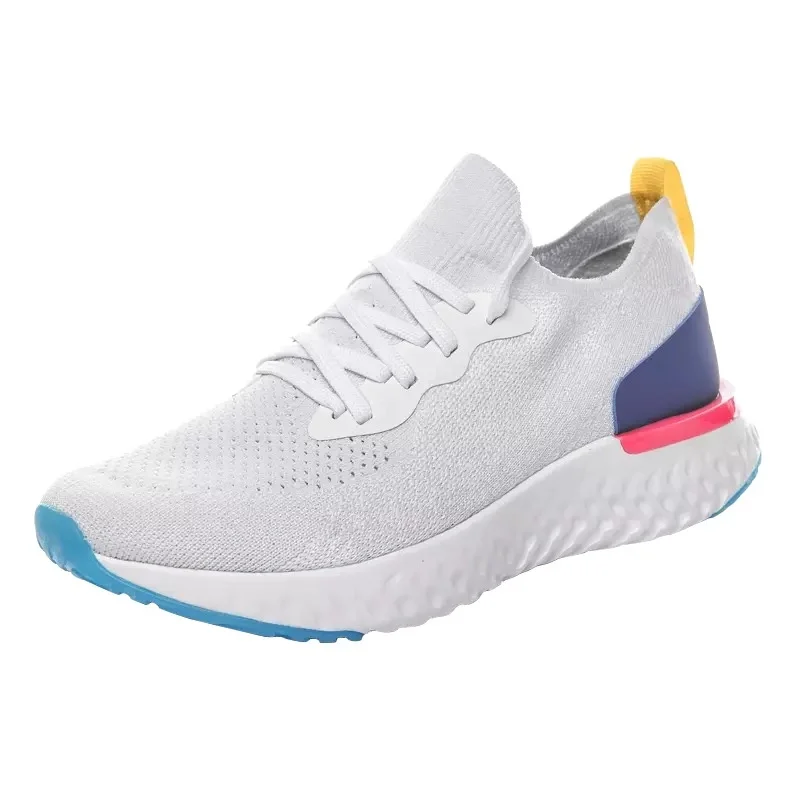 

2019 Men Women Shoes Epic React Shoes Flyknit Outdoor Sport Sneakers Breathable Mesh Couple Boots Running Shoes
