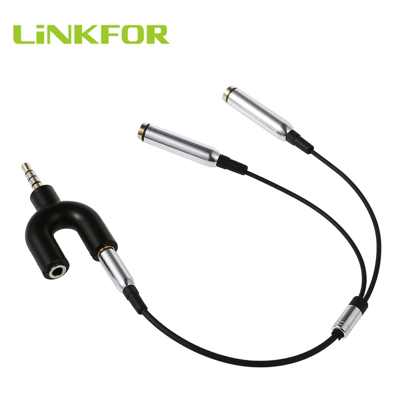 LiNKFOR U Shape 3.5mm Y Splitter Headset Adapter Kit for Audio Headphone and MIC + 3.5mm 4 Position to Dual 3 Position 3.5mm M/F
LiNKFOR U Shape 3.5mm Y Splitter Headset Adapter Kit for Audio Headphone and MIC + 3.5mm 4 Position to Dual 3 Position 3.5mm M/F