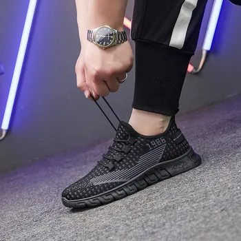 New mesh fly sneakers wild mesh breathable men shoes Breathable Knit Mesh Light Outdoor Jogging Walking Sport low top Shoes Male
New mesh fly sneakers wild mesh breathable men shoes Breathable Knit Mesh Light Outdoor Jogging Walking Sport low top Shoes Male