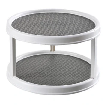 Gray Rotatable Desktop Kitchen Storage Tray Multifunctional Plastic Round Storage Cabinet Spice Bottle Bath Cosmetics Makeup Rac
Gray Rotatable Desktop Kitchen Storage Tray Multifunctional Plastic Round Storage Cabinet Spice Bottle Bath Cosmetics Makeup Rac