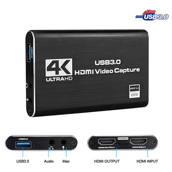Video Converter for Game Streaming Live Broadcasts Video Recording Audio Video Capture Card HDMI USB3.0 4K 1080P 60fps Converter
Video Converter for Game Streaming Live Broadcasts Video Recording Audio Video Capture Card HDMI USB3.0 4K 1080P 60fps Converter