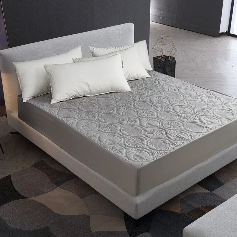 New Thick Soft Mattress Protector Pad Waterproof Mattress Cover For Bed Embossed Fitted Sheet Covers Solid Color Anti Dust Mite
New Thick Soft Mattress Protector Pad Waterproof Mattress Cover For Bed Embossed Fitted Sheet Covers Solid Color Anti Dust Mite