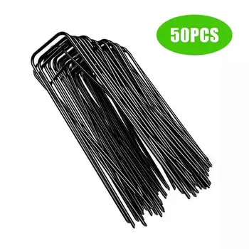 50Pcs/lot Galvanized Steel Garden Pile U-Shaped Ground Nail Fixing Turf Tool for Fixing Weed Fabric Landscape Anti-bird Mesh Net
50Pcs/lot Galvanized Steel Garden Pile U-Shaped Ground Nail Fixing Turf Tool for Fixing Weed Fabric Landscape Anti-bird Mesh Net