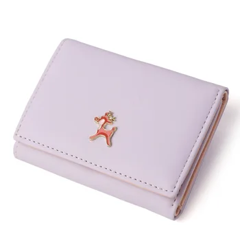New Women's Short Wallet Fashion Multi-Color Wallet Three Fold Small Fresh Personalized Student Purse Spot
New Women's Short Wallet Fashion Multi-Color Wallet Three Fold Small Fresh Personalized Student Purse Spot