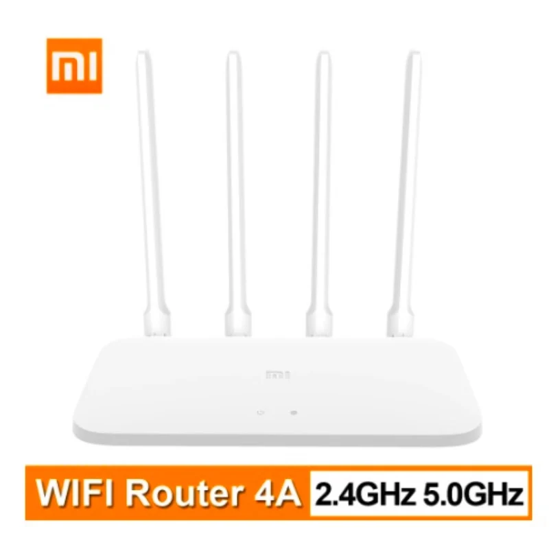 Xiaomi Router 4A 4C Wifi Gigabit Edition 128MB DDR3 2.4GHz 5GHz Dual Band 1167Mbps Wifi Router High Gain Antennas 802.11ac
Xiaomi Router 4A 4C Wifi Gigabit Edition 128MB DDR3 2.4GHz 5GHz Dual Band 1167Mbps Wifi Router High Gain Antennas 802.11ac