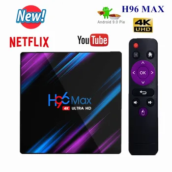 Android 9.0 TV Box H96 Max Rockchip RK3318 4K Smart TV Box 2.4G&5G Wifi BT4.0 H96Max 4GB 32GB Media Player FREE IPTV Set Top Box
Android 9.0 TV Box H96 Max Rockchip RK3318 4K Smart TV Box 2.4G&5G Wifi BT4.0 H96Max 4GB 32GB Media Player FREE IPTV Set Top Box