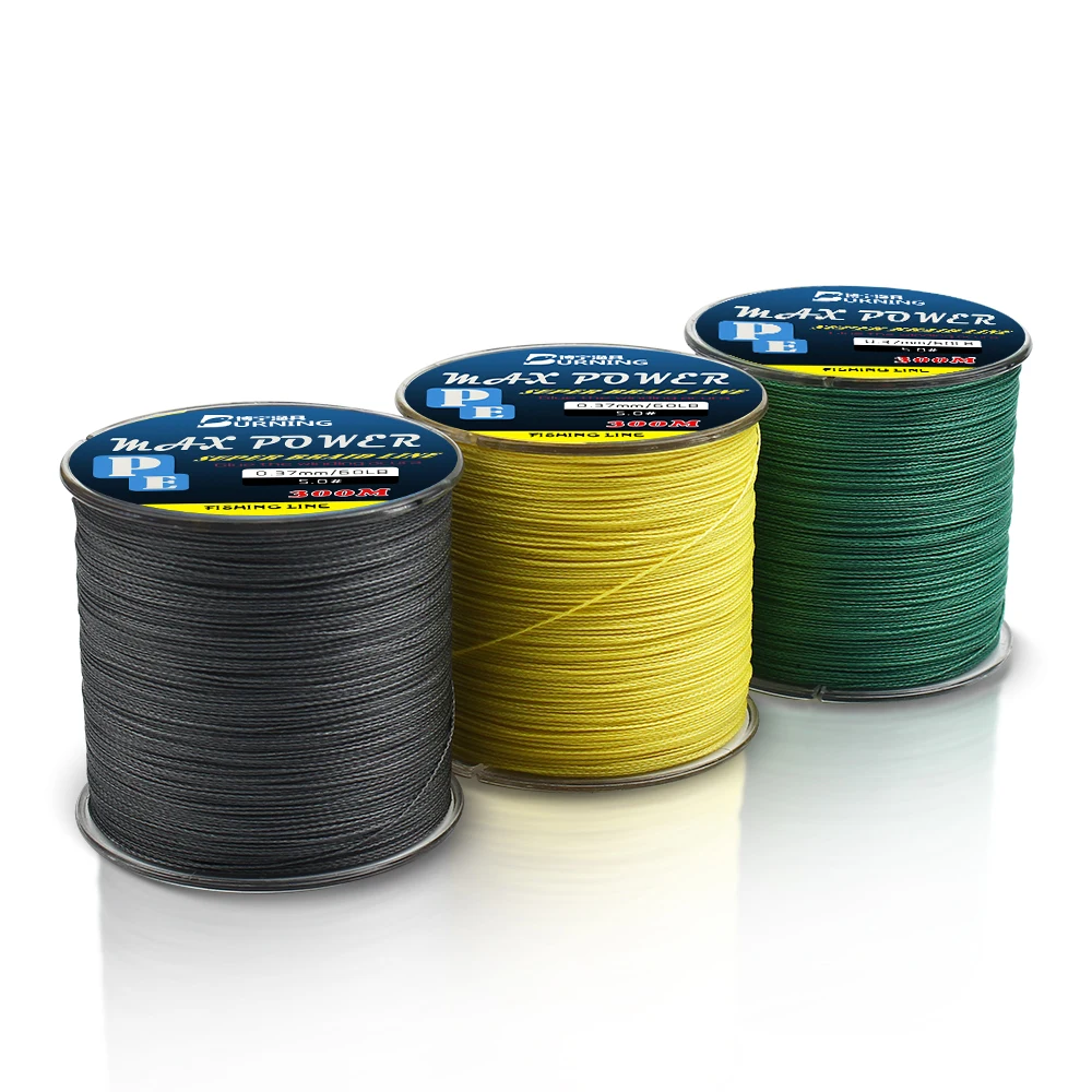 TIANNSII Fishing Line 300M PE 4 Strands Braided Fishing Line Multifilament Japanese Braided Fishing Smooth Floating Line
TIANNSII Fishing Line 300M PE 4 Strands Braided Fishing Line Multifilament Japanese Braided Fishing Smooth Floating Line