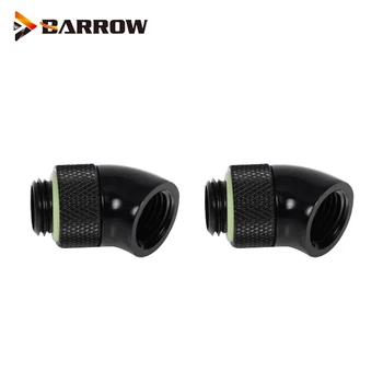 2PCS Barrow 45 Degree Rotary Fittings G1/4" Water Cooling Computer Adapter Gold Black White Silver G1/4'' ,TWT45-B01
2PCS Barrow 45 Degree Rotary Fittings G1/4" Water Cooling Computer Adapter Gold Black White Silver G1/4'' ,TWT45-B01