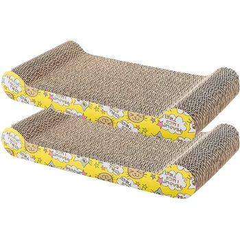 Promotion! 2 Pack, Cat Scratcher and Resting Lounge Pad, Great Cat Toy Made of Eco Friendly Recyclable Cardboard Material
Promotion! 2 Pack, Cat Scratcher and Resting Lounge Pad, Great Cat Toy Made of Eco Friendly Recyclable Cardboard Material