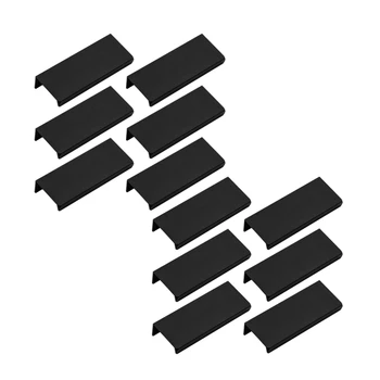 Big deal 80mm/3.15 inch Black Mount Finger Edge Pull Concealed Handle for Home Kitchen Door Drawer Cabinet(12Pcs)
Big deal 80mm/3.15 inch Black Mount Finger Edge Pull Concealed Handle for Home Kitchen Door Drawer Cabinet(12Pcs)