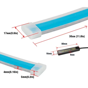 2pcs DC12V Waterproof 60CM Car SMD LED DRL Turn Signal Strips Headlight Part Set
2pcs DC12V Waterproof 60CM Car SMD LED DRL Turn Signal Strips Headlight Part Set