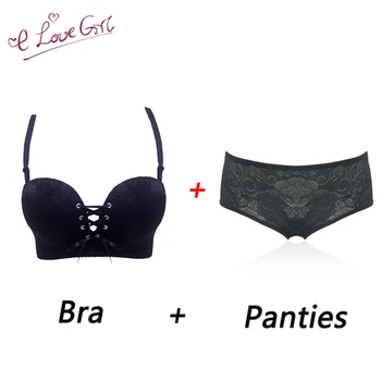 Elovegirl Bra+Pants Set Gather Non-slip Upper Support Small Chest Strap Pulling B Underwear Multiple Ways To Wear Without Straps
Elovegirl Bra+Pants Set Gather Non-slip Upper Support Small Chest Strap Pulling B Underwear Multiple Ways To Wear Without Straps