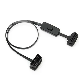 Portable OBD Extension Cable Male To Female Connection Flat Line Professional Diagnostic Cable With Button Switch for Cars
Portable OBD Extension Cable Male To Female Connection Flat Line Professional Diagnostic Cable With Button Switch for Cars