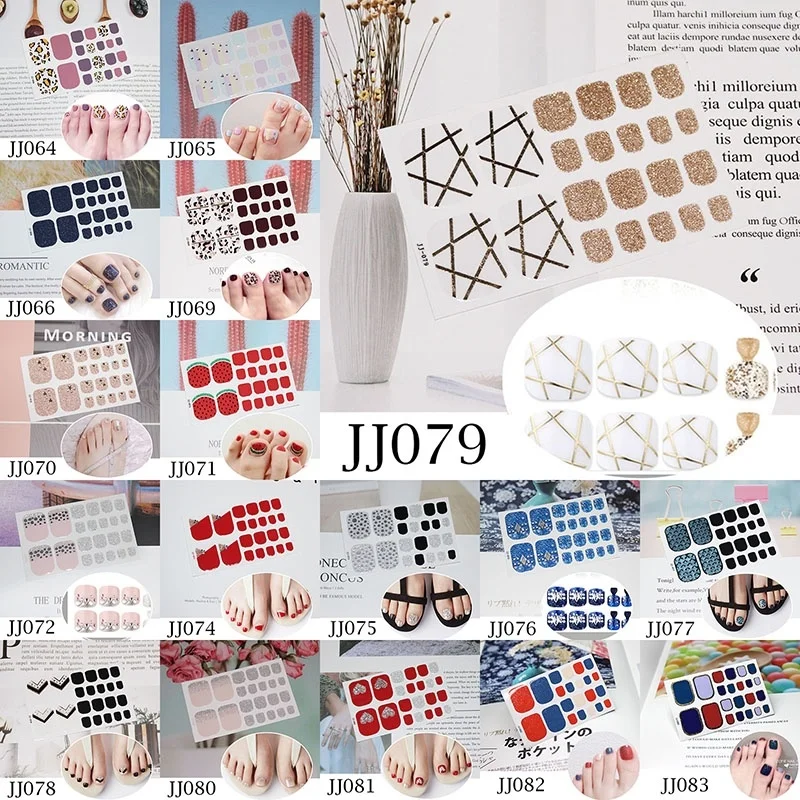 LADY KINDOM DIY 3D Nail Art Sticker Gradient Solid Color Toenail Decals Sticker Nail Strips Waterproof Nail Patch Nail Foil Wrap
LADY KINDOM DIY 3D Nail Art Sticker Gradient Solid Color Toenail Decals Sticker Nail Strips Waterproof Nail Patch Nail Foil Wrap