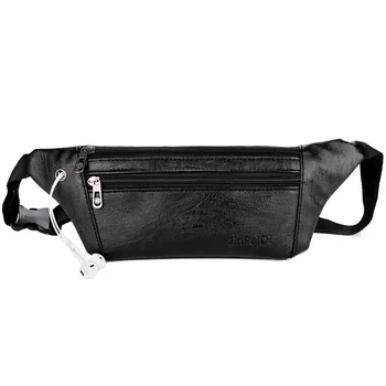 Men PU Leather Waist Bag Running Waist Bags Multifunction Man Packs Ultrathin Leather Solid Color Male Outdoor Sport Waist 
Men PU Leather Waist Bag Running Waist Bags Multifunction Man Packs Ultrathin Leather Solid Color Male Outdoor Sport Waist