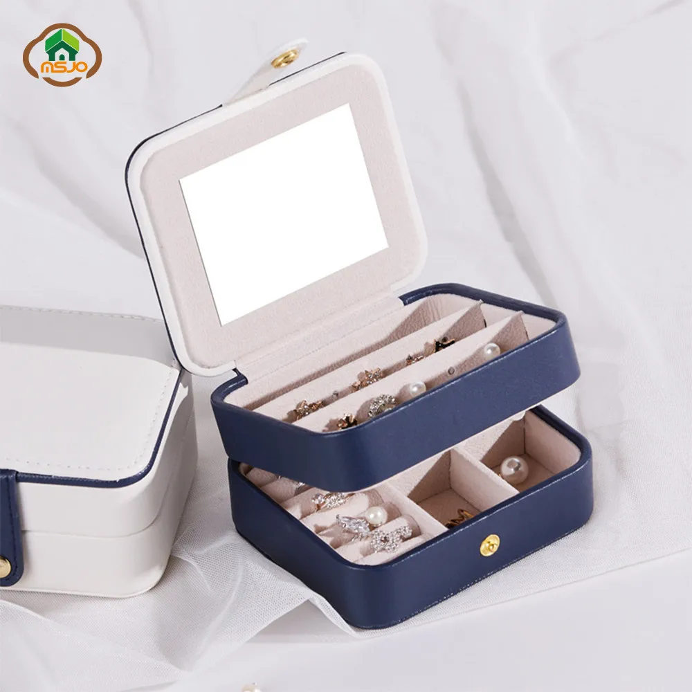 MSJO Jewelry Storage Case Organizer for Women PU Leather Square Ring Earring Necklace Jewelry Storage Box Organization Storage B
MSJO Jewelry Storage Case Organizer for Women PU Leather Square Ring Earring Necklace Jewelry Storage Box Organization Storage B