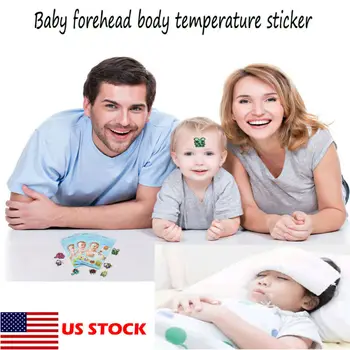 Kids Baby Body Fever Thermometer Animal Cartoon Sticker Temperature Indicator Tester
Kids Baby Body Fever Thermometer Animal Cartoon Sticker Temperature Indicator Tester
