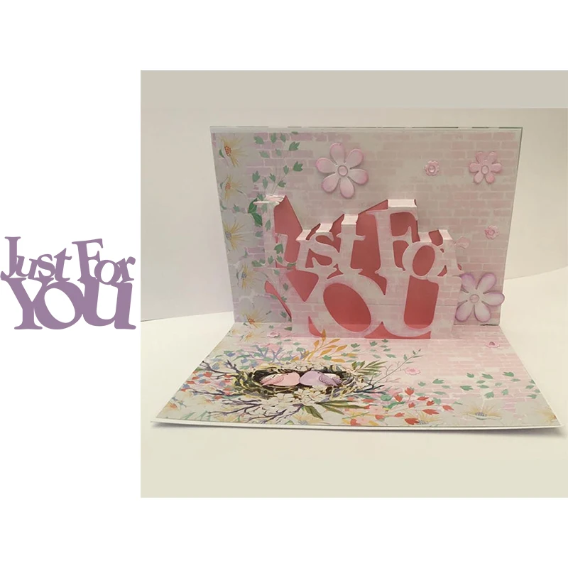 Pop-up Word Just For You Metal Cutting Dies for Scrapbooking and Card Making Craft 2019 New die cuts
Pop-up Word Just For You Metal Cutting Dies for Scrapbooking and Card Making Craft 2019 New die cuts